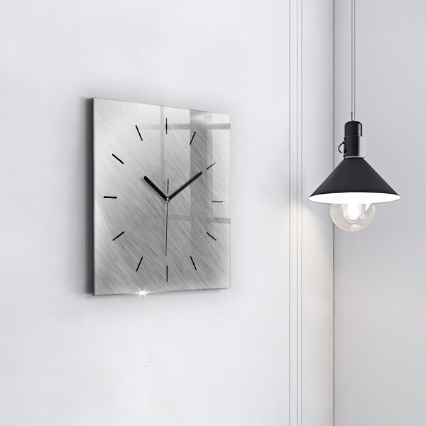 Reloj cuadrado Pared de metal