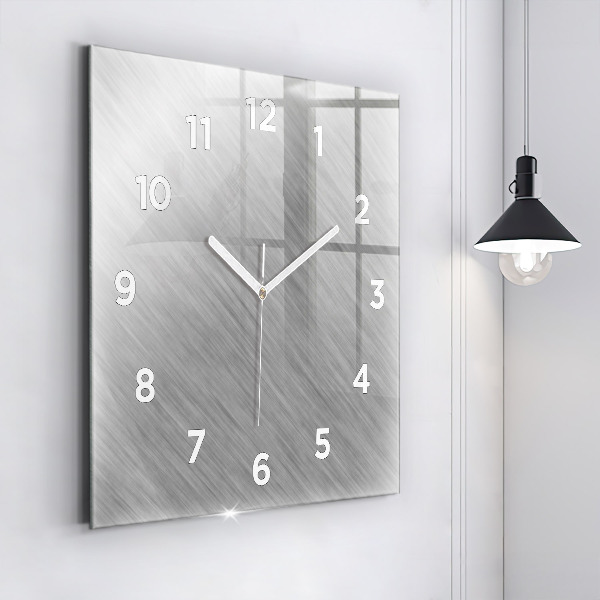 Reloj cuadrado Pared de metal
