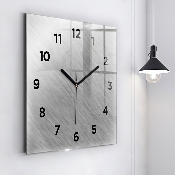 Reloj cuadrado Pared de metal