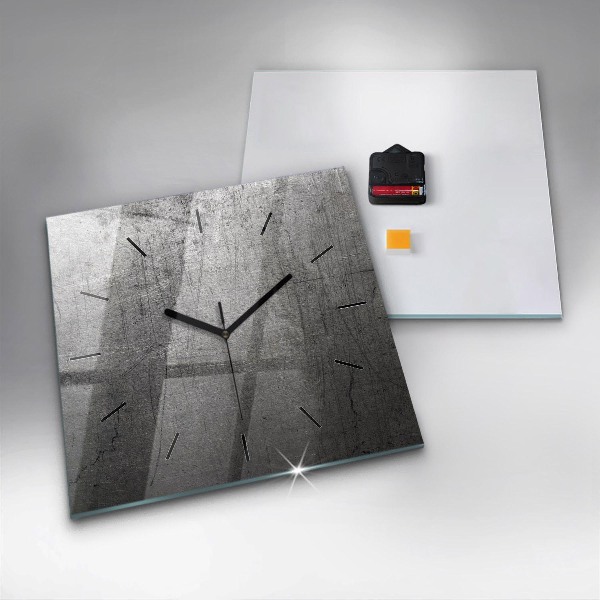 Reloj cuadrado Pared metálica