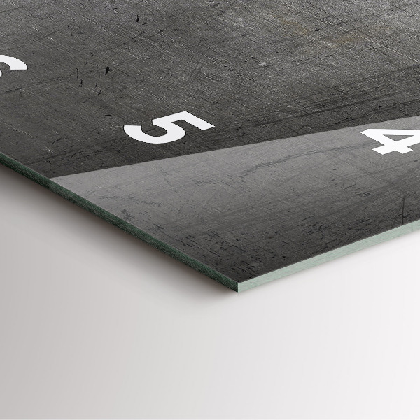 Reloj cuadrado Pared metálica