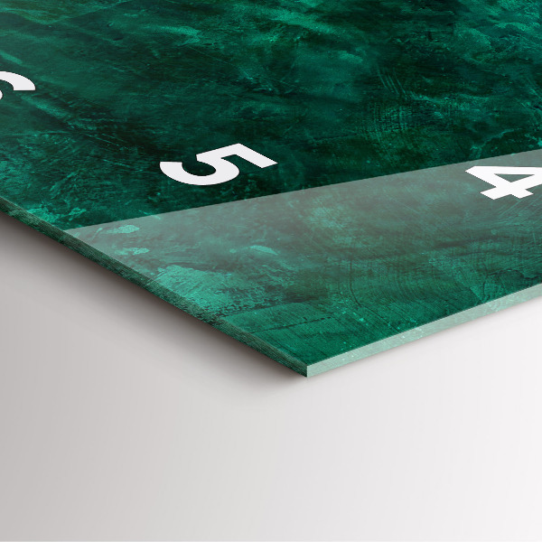 Reloj cuadrado Muro Esmeralda