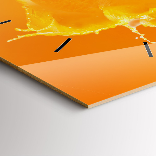 Reloj cuadrado Naranja