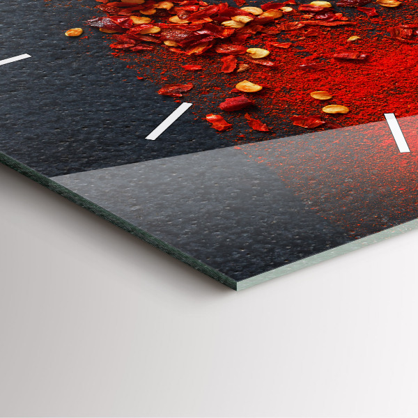 Reloj cuadrado Pimiento rojo picante