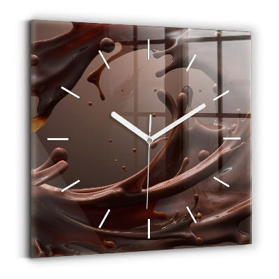 Reloj cuadrado Cacao
