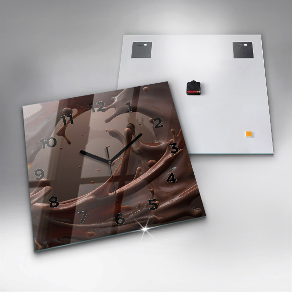 Reloj cuadrado Cacao