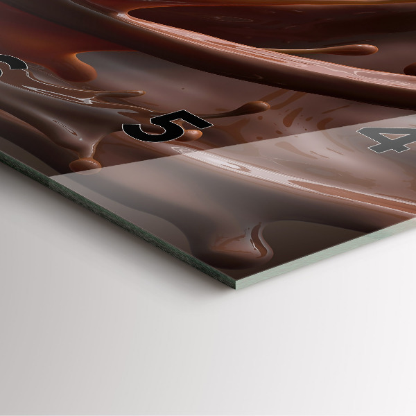 Reloj cuadrado Cacao