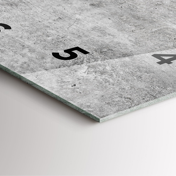 Reloj de pared cuadrado Pared en bruto