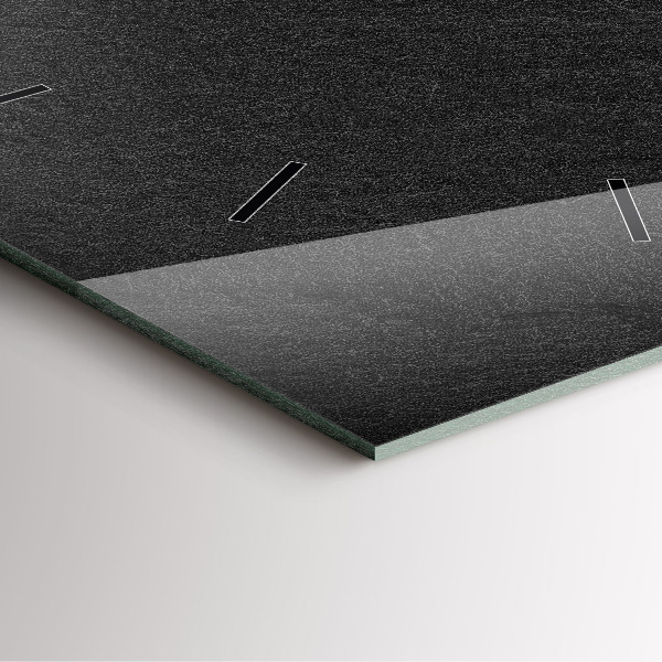 Reloj cuadrado Roca oscura