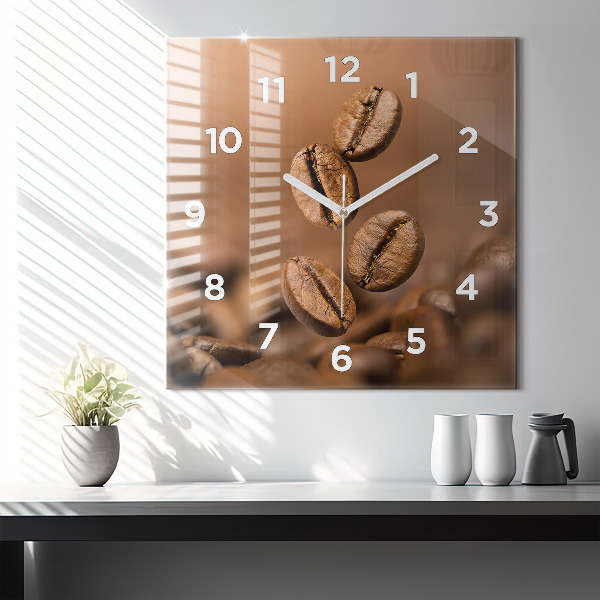 Reloj de pared cuadrado Colores abstractos