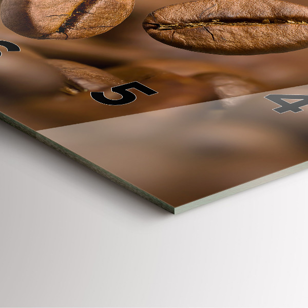 Reloj de pared cuadrado Colores abstractos