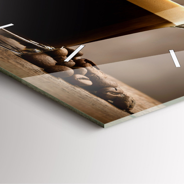 Reloj cuadrado Taza de café