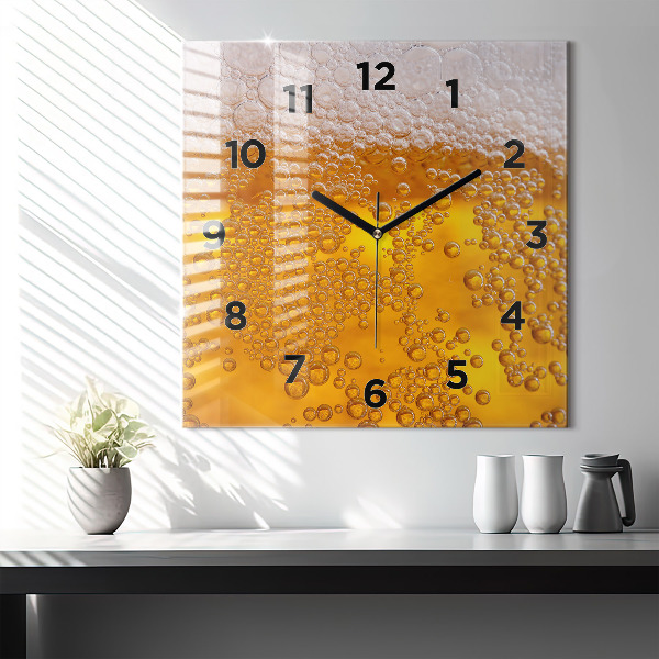 Reloj cuadrado Cerveza