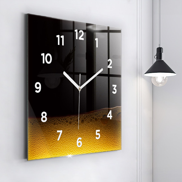 Reloj de pared cuadrado Zumo de naranja