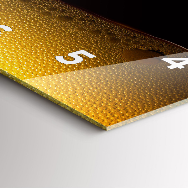 Reloj de pared cuadrado Zumo de naranja