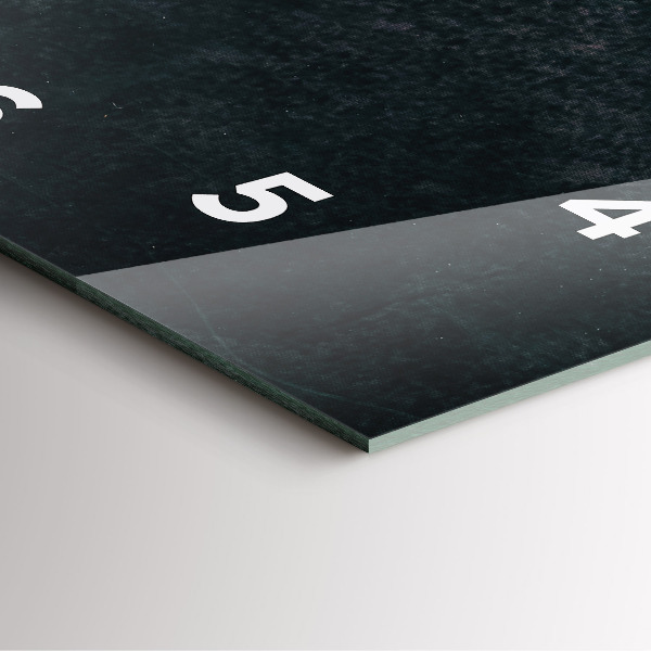 Reloj cuadrado Granos de café