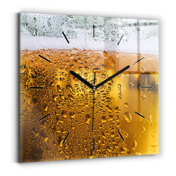 Reloj de pared cuadrado Jarra de cerveza