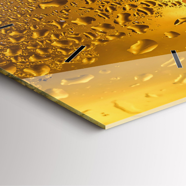 Reloj de pared cuadrado Jarra de cerveza