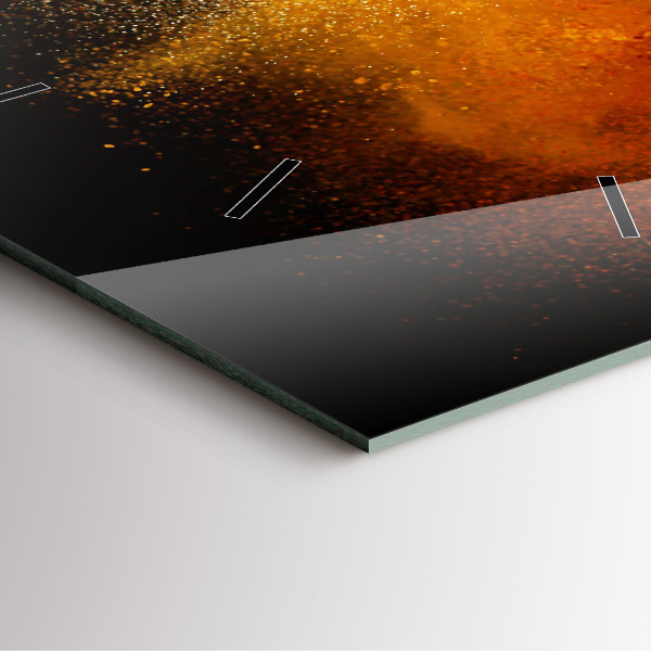 Reloj de pared cuadrado Especias esparcidas