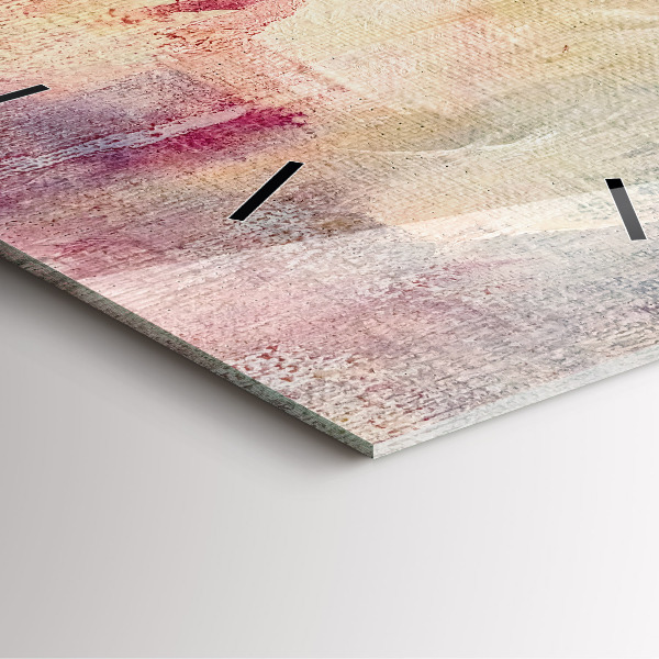 Reloj cuadrado Abstracción pintada