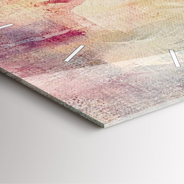 Reloj cuadrado Abstracción pintada