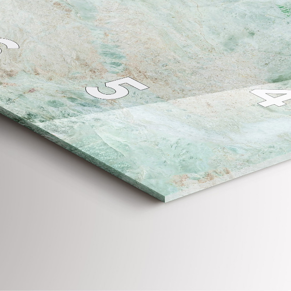 Reloj de pared cuadrado Textura de piedra de mármol