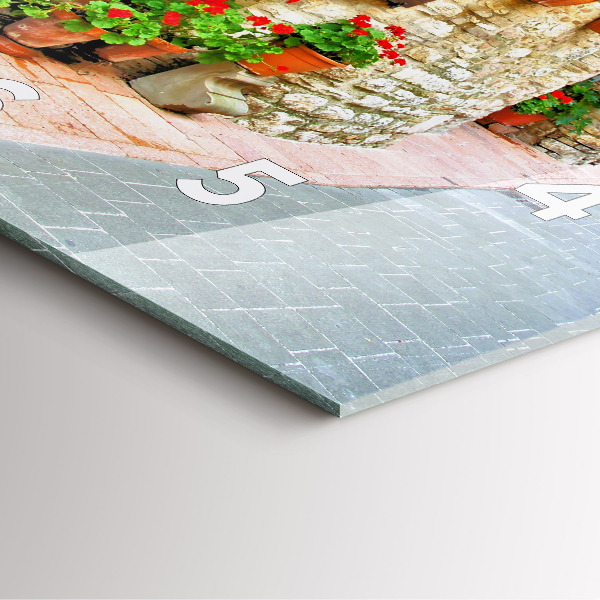 Reloj cuadrado Calle pintoresca