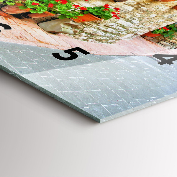 Reloj cuadrado Calle pintoresca