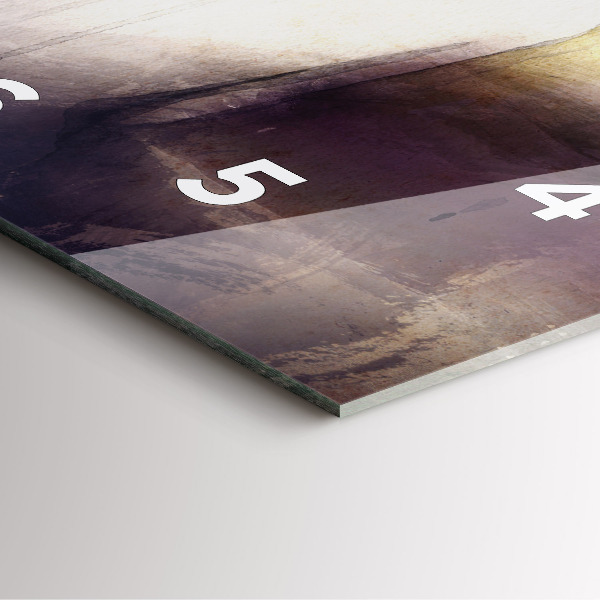 Reloj cuadrado Retrato abstracto de una mujer