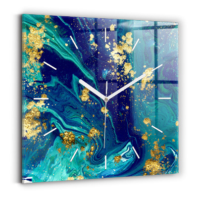 Reloj cuadrado Abstracción moderna