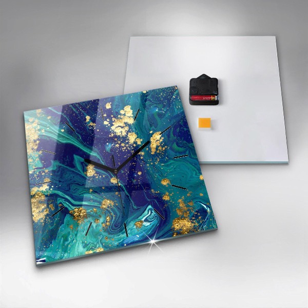 Reloj cuadrado Abstracción moderna