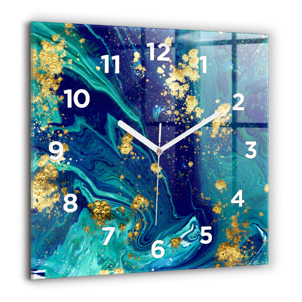Reloj cuadrado Abstracción moderna