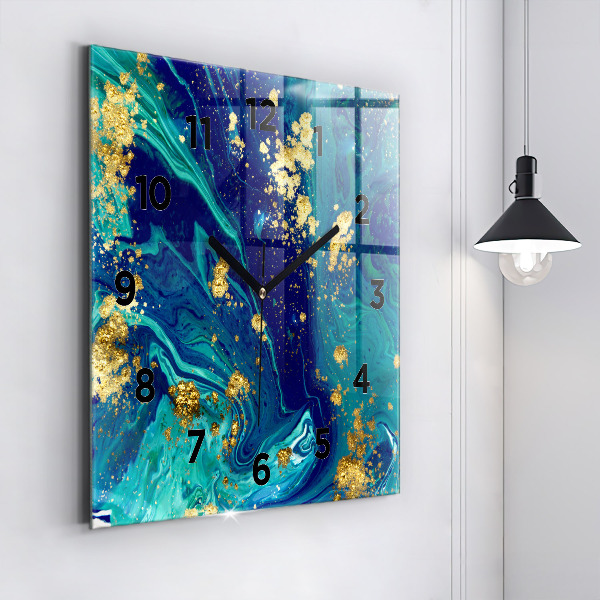 Reloj cuadrado Abstracción moderna