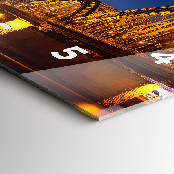 Reloj cuadrado Puente en Alemania