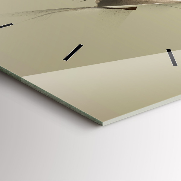 Reloj de pared cuadrado Alce gráfico