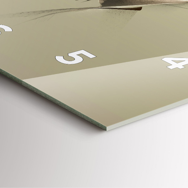 Reloj de pared cuadrado Alce gráfico