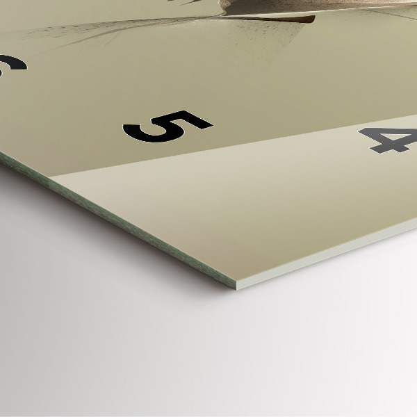 Reloj de pared cuadrado Alce gráfico