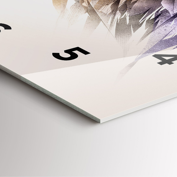 Reloj cuadrado Ave rapaz