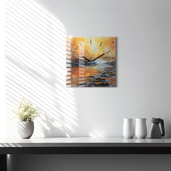 Reloj cuadrado Bellas artes