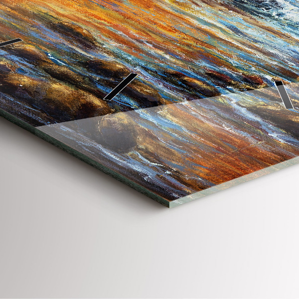 Reloj cuadrado Bellas artes