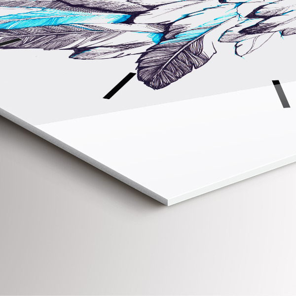 Reloj cuadrado Imitación de alas de pájaro