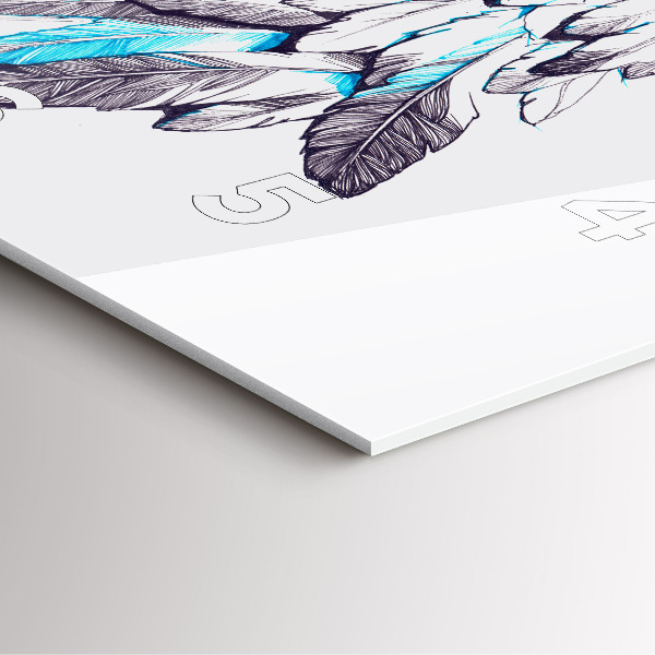 Reloj cuadrado Imitación de alas de pájaro