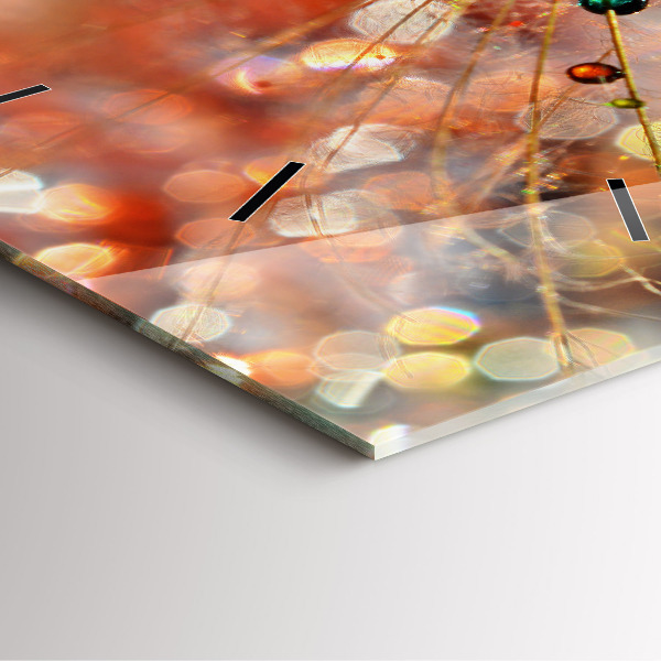 Reloj de pared cuadrado Soplador con rocío