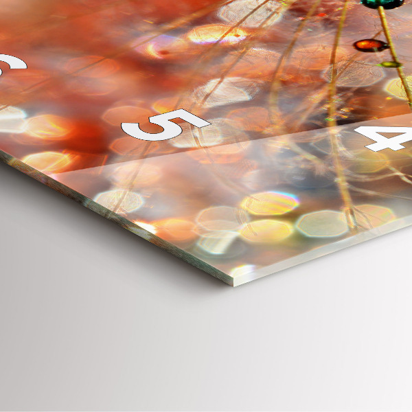 Reloj de pared cuadrado Soplador con rocío