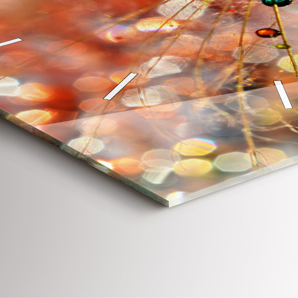 Reloj de pared cuadrado Soplador con rocío