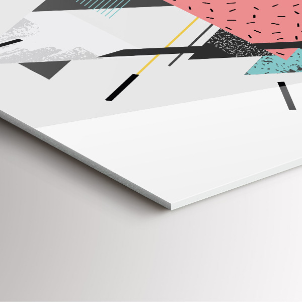 Reloj cuadrado Patrón geométrico