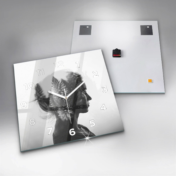 Reloj cuadrado Sensibilidad humana del pensamiento