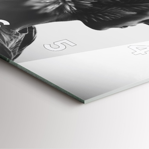 Reloj cuadrado Sensibilidad humana del pensamiento