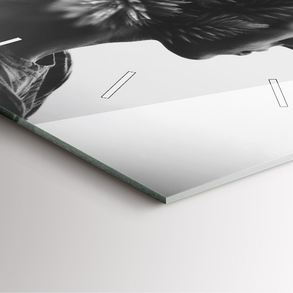 Reloj cuadrado Sensibilidad humana del pensamiento