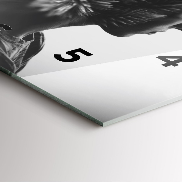 Reloj cuadrado Sensibilidad humana del pensamiento